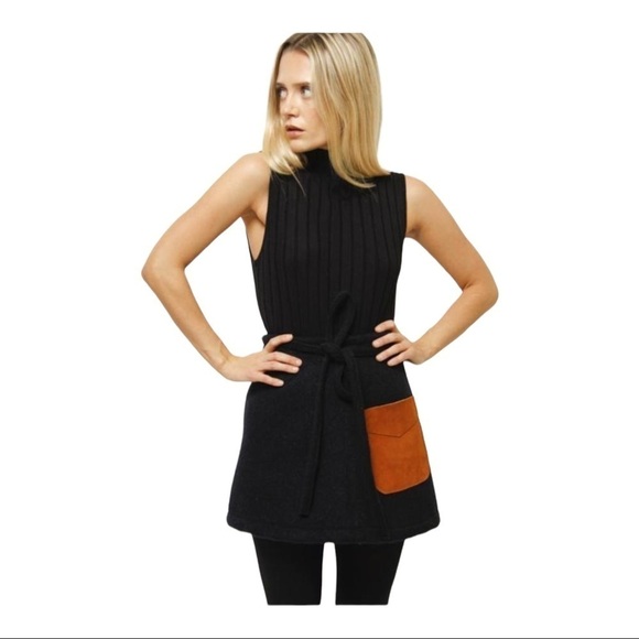 NWT Cloak & Dagger Birkin Patch Pocket Wool Mini Wrap Skirt OS Cloak and Dagger - Picture 5 of 10